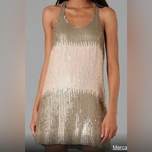 Parker Sequin Ombré Racerback dress